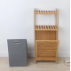 Raft Organizues Bamboo per Rrobat e Palara | Elegant dhe Praktik per Shtepine  