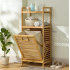 Raft Organizues Bamboo per Rrobat e Palara | Elegant dhe Praktik per Shtepine  