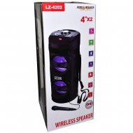 Boks Muzike me Mikrofon LZ-4202 | Wireless Speaker