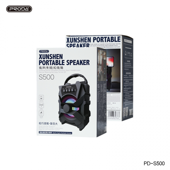 Boks me Bluetooth Proda S500 | Xunshen Portable Speaker