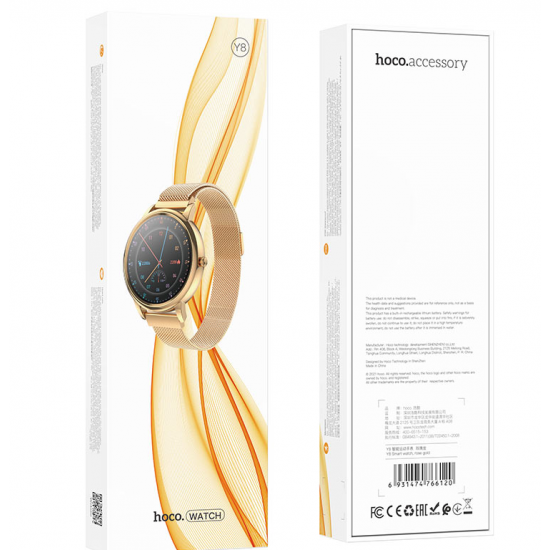 Smartwatch me Bluetooth HOCO Y8