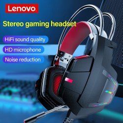 Kufje Gaming me Mikrofon per Kompjuter  | Lenovo Gaming Headphone HU85