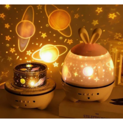 Projektor Yjesh per Femije | Cute Rabbit Star Night Light Projector