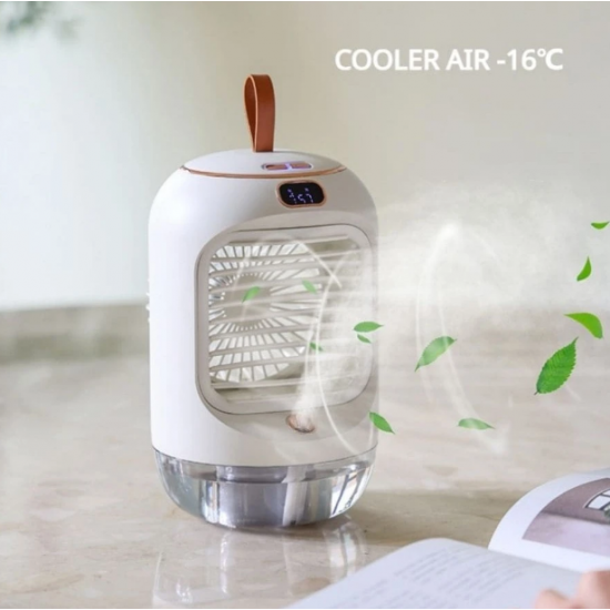 Mini Ventilator Portabel per Tavoline | Earldom Rotating Humidifier Cooling Fan XO-MF76  