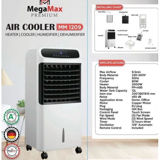 Kondicioner Portabel Mega Max Air Cooler MM1209