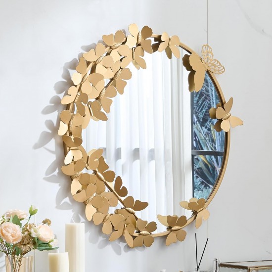 Pasqyre Dekorative me Dizenjo Fluturash 