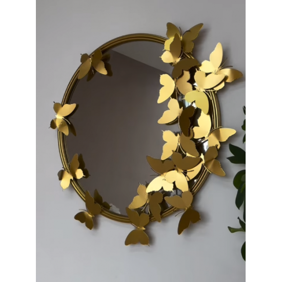 Pasqyre Dekorative me Dizenjo Fluturash 