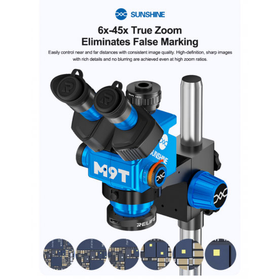 Mikroskop Stereo Trinocular SUNSHINE M9T-B11