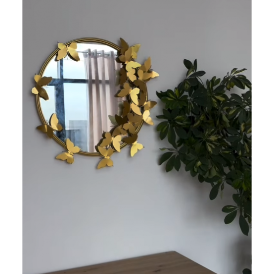 Pasqyre Dekorative me Dizenjo Fluturash 