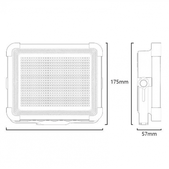 Drite Emergjence YESIDO | Outdoor Emergency Light 600 LED 