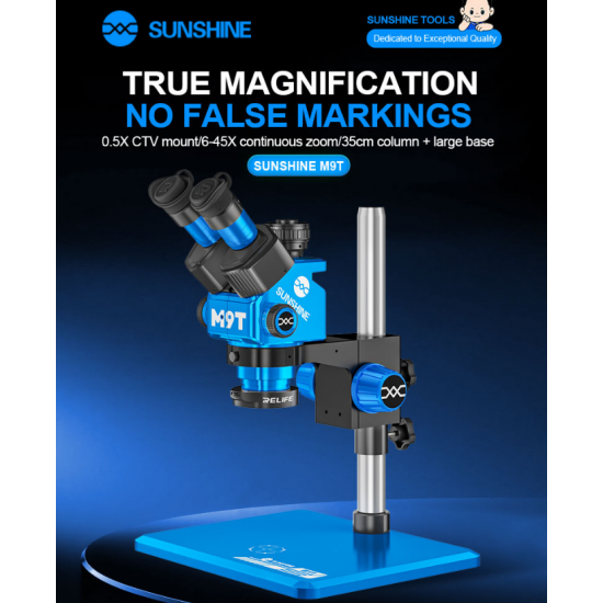 Mikroskop Stereo Trinocular SUNSHINE M9T-B11