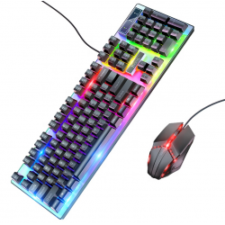 Tastiere dhe Mouse HOCO per Lojra | Gaming Keyboard and Mouse GM18 