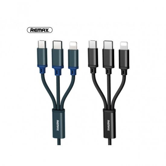 Fishe Karikimi Remax  RC-131th Gition Series 3 ne 1 Micro USB + Type-C + Lightning