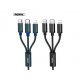 Fishe Karikimi Remax  RC-131th Gition Series 3 ne 1 Micro USB + Type-C + Lightning