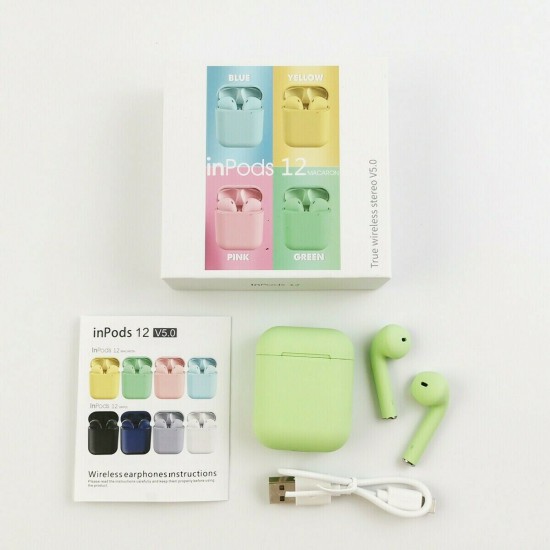 Kufje me Bluetooth Airpods inPods 12 Kufje me Bluetooth Airpods inPods 12