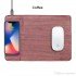 Karikues Wireless dhe Mouse Pad per iPhone 8, X, XS,11 Pro, Samsung S8, S9, Note 8/9 Fast Charger