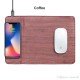 Karikues Wireless dhe Mouse Pad per iPhone 8, X, XS,11 Pro, Samsung S8, S9, Note 8/9 Fast Charger