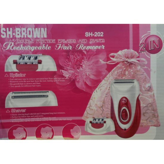 Makine Depilimi SH-Brown 2 ne 1 | Depilator per Femra