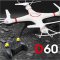 Dron Fluturues me Autonomi Fluturimi 8 Minuta | Dron D-60 2.4 GHz