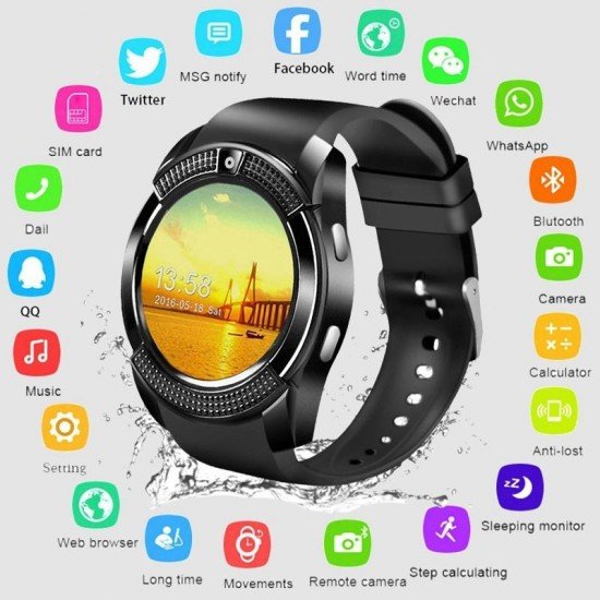 Smartwatch per Meshkuj / Femra me Karte SIM, Kamera | Ore Inteligjente Smartwatch per Meshkuj / Femra me Karte SIM, Kamera | Ore Inteligjente