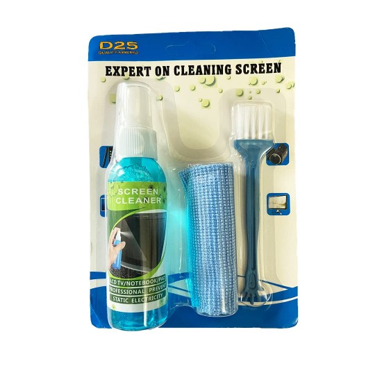 Set per Pastrimin e Ekraneve | D25 3in1 Screen Cleaner Set  