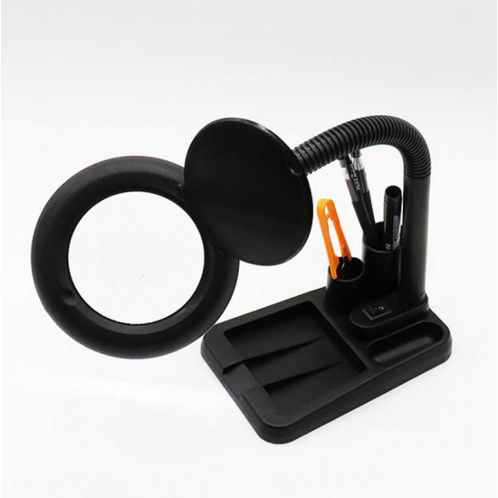 Organizuese Tavoline me Drite LED dhe Xham Zmadhues 