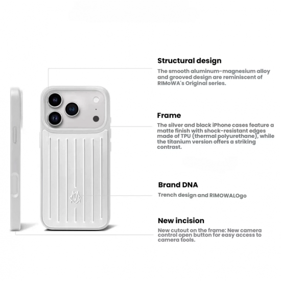 RIMOWA Phone Case | Cover Mbrojtes per iPhone 