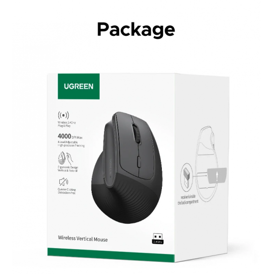 Mouse me Wireless Vertikal Ugreen M571  