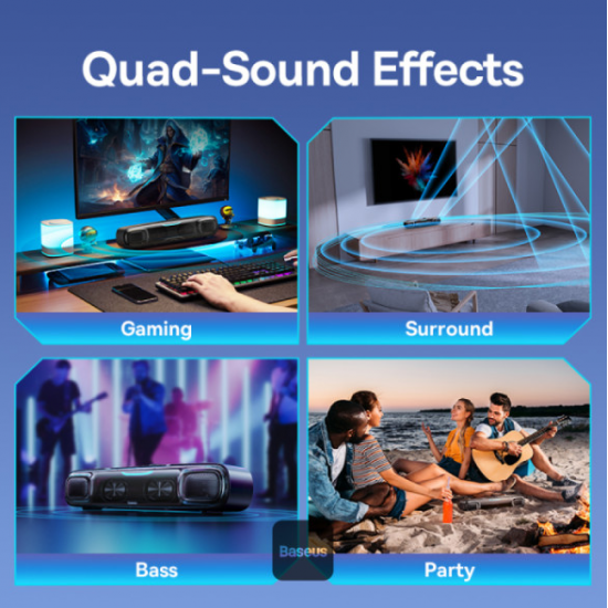 Boks me Bluetooth Baseus | Baseus AeQur DS10