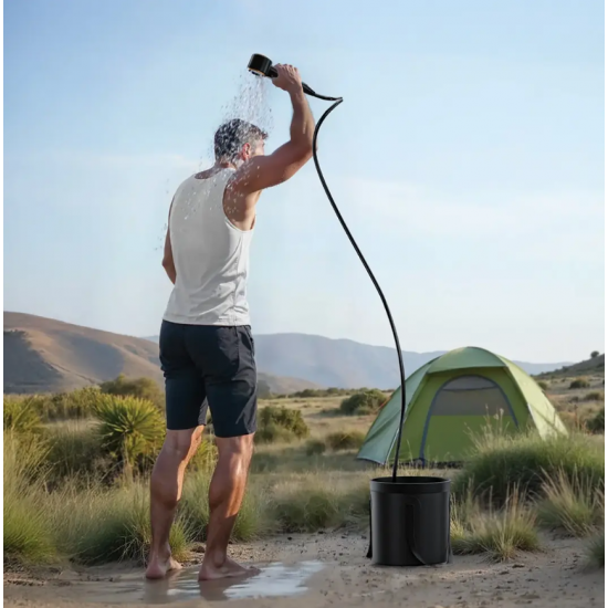 Dush Portabel per Kamping Green Lion | 20L Camping Shower