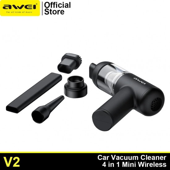 Fshese Dore me Vakum Awei V2 | 4in1 Mini Wireless Vacuum Cleaner 