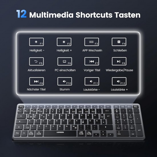 Tastiere me Wireless Ugreen | Ultra Slim Wireless Keyboard 