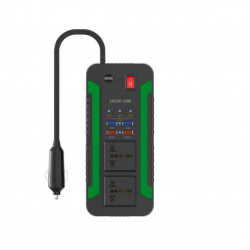 Konvertues Energjie per Makine Green Lion Spark 300W – 12V në 220V, 4 USB + 3 Type-C