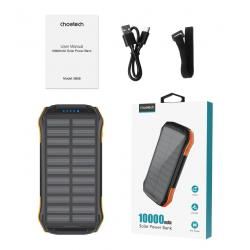Bateri e Jashtme Power Bank me Panel Diellor Choetech