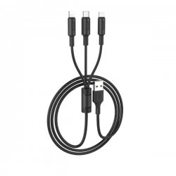 Fishe Karikimi Hoco X25 | 3 in 1 Charging Cable 100 cm