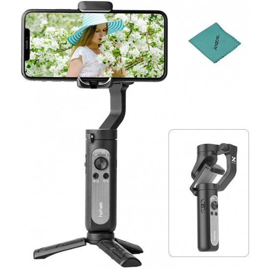 Stabilizues Selfie Hohem|3 Axis Palm Gimbal for Smartphone