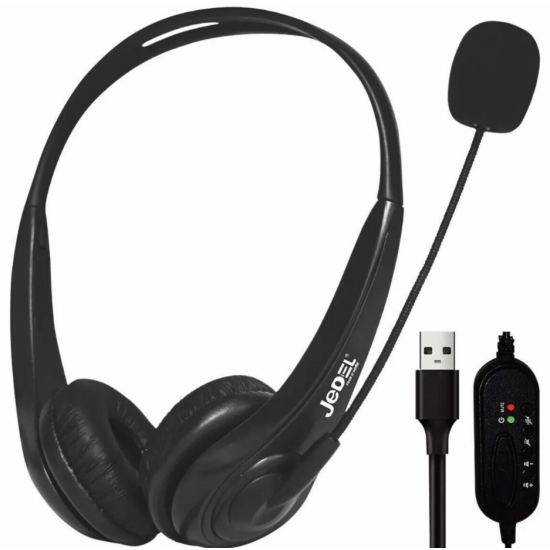 Kufje me Porte USB per Kompjuter Jedel | Stereo Headphone