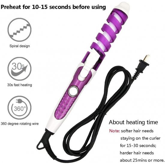 Mashe Spirale per Floket | Spiral Curl Ceramic Curling Iron