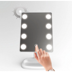 Pasqyre Grimi Portative Me Drite LED | Adjustable Makeup Mirror 