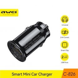 Karikues Awei per Makine | Smart Mini Fast Car Charger C826