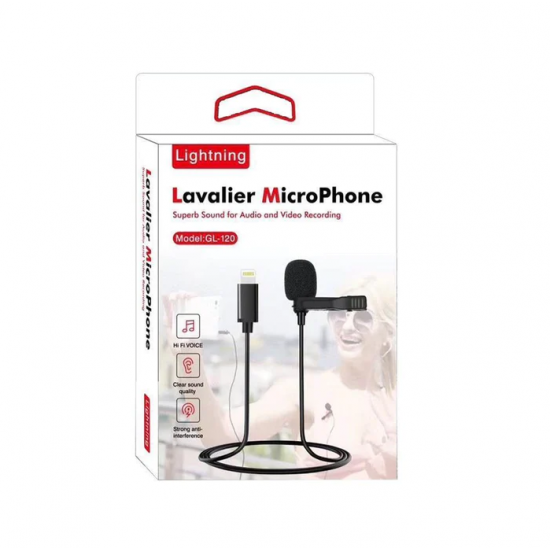 Mikrofon LAVALIER | Microphone Lightning iPhone GL-120