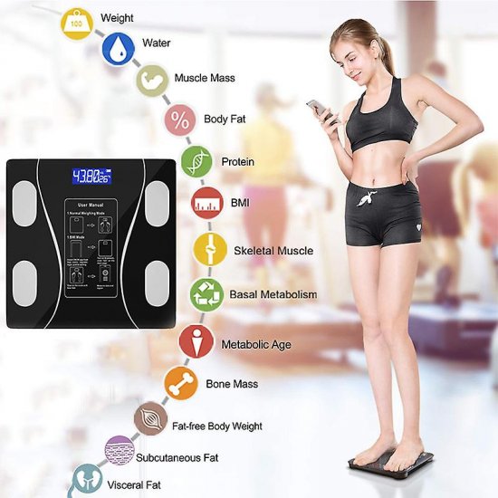 Peshore Elektronike | Bluetooth Body Fat Scale