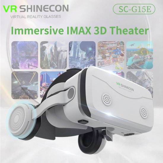 Syze Virtuale VR Shinecon SC-G15E | Realiteti Virtual | Virtual Reality 3D VR Glasses 