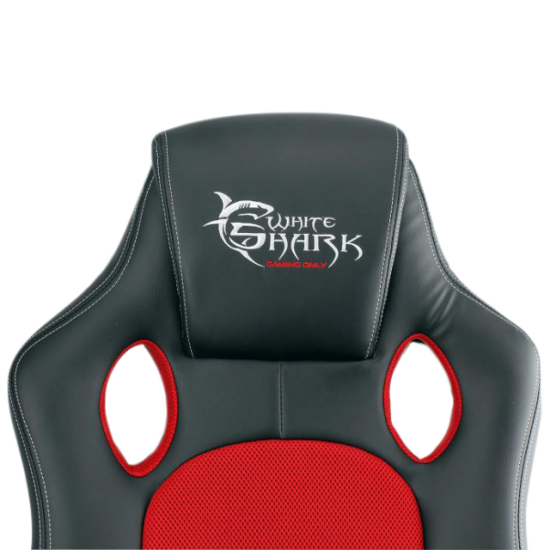 Karrige per Lojra Gaming Chair White Shark Kings Throne