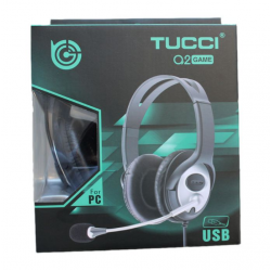 Kufje Gaming me Mikrofon per Kompjuter | Tucci Stereo Headset Q2