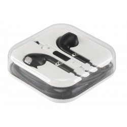 Kufje Çift + Mikrofon SBOX IEP-204B Ngjyre e Zeze | EARPHONES