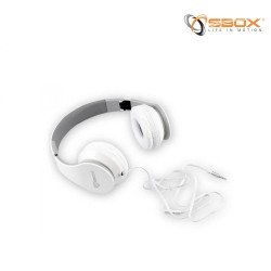 Kufje HEADSET SBOX HS-501 TE Bardha  me mikrofon| KUFJE SBOX HS-501W