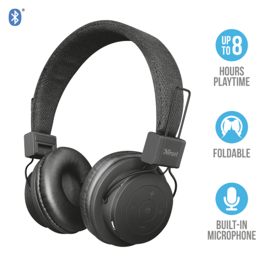 Kufje Trust Leva Wireless me Bluetooth te Zeza | KUFJE TRUST #21754