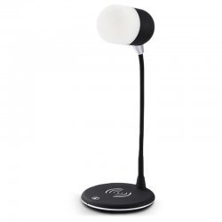 Llampe Multifunksionale me Drite LED |L4 Lamp Speaker With Wireless Charger 