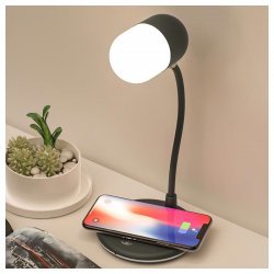 Llampe Multifunksionale me Drite LED |L4 Lamp Speaker With Wireless Charger 